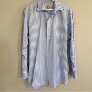 Tommy Bahama Pin Stripe Button Down Size 16